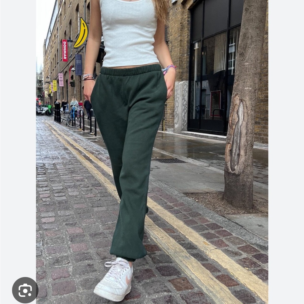 Brandy Melville Green Sweatpants